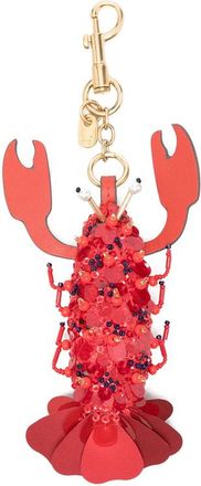 Anya Hindmarch Lobster Sequin-embellished Keyring