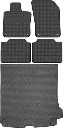 OEM Juego De Alfombrillas De Goma Para Volvo V90 Ii Kombi A Partir De 2016 + Alfombrilla Para El Maletero