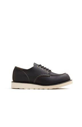 Red Wing Shoes Shop Moc Oxford Prairie Leather Shoe in Black Prairie at Nordstrom, Size 11.5
