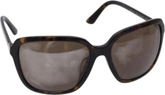 Prada Pre-owned Plastic sunglasses - Dames - Vintage Accessoires - Bruin - ONE Size - Vintage