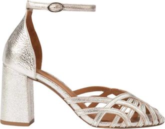 Maison Toufet Schoenen, Dames, Grijs, 39 EU, Leer, Sandaal Ornella