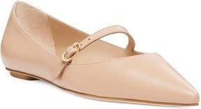 Stuart Weitzman Emilia Mary Jane Flat in Adobe at Nordstrom Rack, Size 5.5