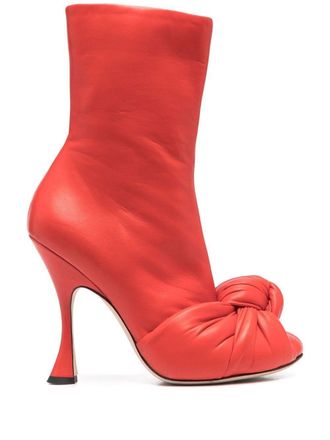 Giambattista Valli Stivali con ruches - Rosso