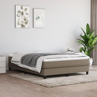 vidaXL Colch&oacute;n De Muelles Ensacados Tela Gris Taupe 140x200x20 Cm Vidaxl