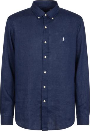 Polo Ralph Lauren Long Sleeve Sport Shirt - Heren - Casual Overhemden - Blauw - S - Overhemden