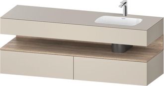 Duravit Qatego Lavabo Encastrado Con Base De Lavabo Consola, - Duravit