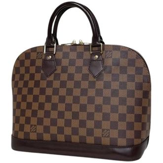 Louis Vuitton Pre-owned Handbags, female, Brown, Size: ONE SIZE Pre-owned Vintage Damier Canvas Handbag