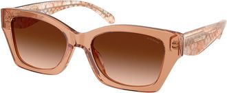 Coach HC8451U CDP49 593774 Womens Sunglasses Brown Size 54
