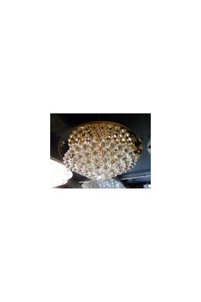 Netlighting Parma 8 Light Flush Gold Ceiling Fitting