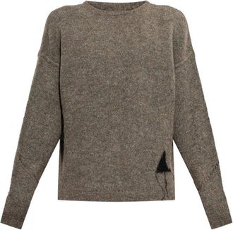 Roa Dropstitch Mohair Knit Crewneck