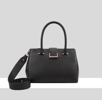 Paul Costelloe Womens Miami Leather Shoulder Bag - Black - One Size