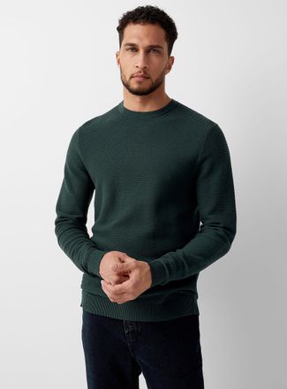 Le 31 Mens Ottoman stripe sweater
