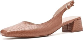 Naturalizer Jayla High Womens Heels English Tea : 9.5 W (C), Leather