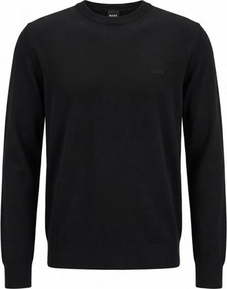 HUGO BOSS Jersey de Lana Merino - Knitwear - Hombre - Negro - 3XL