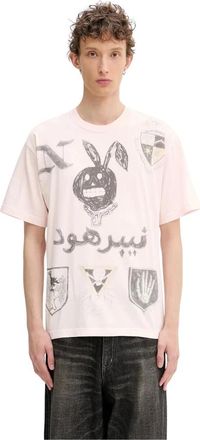 Neighborhood NH. TEE Ss-17 - Heren - T-shirts - Roze - XL - Katoen - Tops