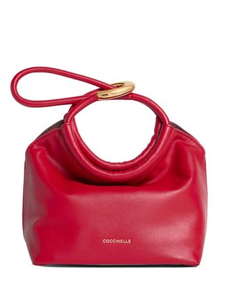Coccinelle Finn kleine shopper met ringdetail - Rood