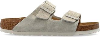 Birkenstock Dames, Schoenen, Beige, Maat: 36 EU Leer