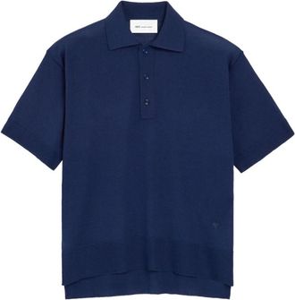 Ami Royal Blue Logo Polos