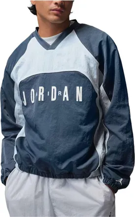 Nike Jordan Air Jordan Flight Long-Sleeve Warm-Up Top Squadron Blue Aura IF1835-464