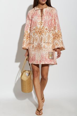 Zimmermann Linen Dress, Womens, Pink