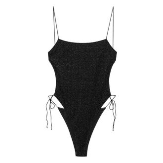 Os&eacute;ree Tie Closure Swimsuit