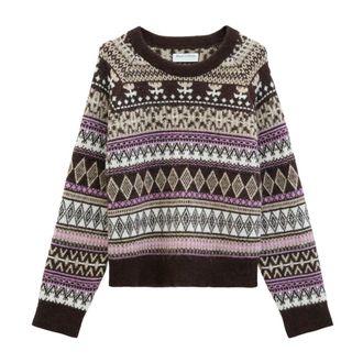 Marc O'Polo Gebreide Pullover - Dames - Truien - Veelkleurig - Maat: XS Wol