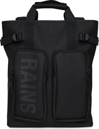 Rains Stijlvolle Rugzak - Heren - Rugzakken - Zwart - ONE Size - Polyester - Tassen