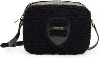 Blauer Chique Cameratas in Zwart Teddy - Dames - Schoudertassen - Zwart - ONE Size - Polyester - Tassen