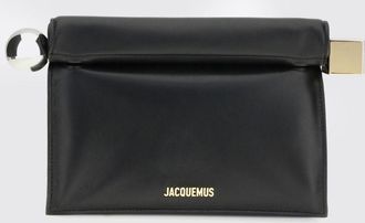 Jacquemus Clutch Rond Carr&egrave; Jacquemus in pelle
