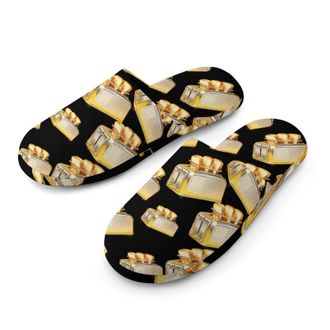 Generic Toaster Mens Cozy Memory Foam Slippers Warm Cotton House Shoes Comfy Slipper for Indoor Outdoor