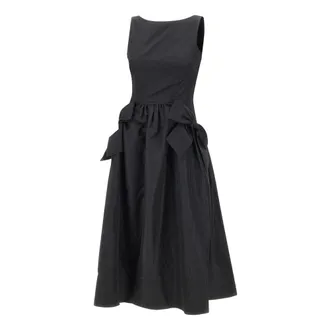 Rebecca Vallance Midi Dresses, female, Black, Size: L Narcissa Midi Dress