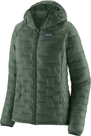 Patagonia Micro Puff Hoody Kunstfaserjacke f&uuml;r Damen | gr&uuml;n/oliv