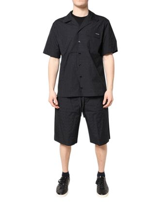 Dolce & Gabbana Cotton Poplin Pajama Set - Black