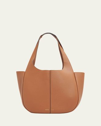 Oroton Emilia Pebbled Leather Tote Bag