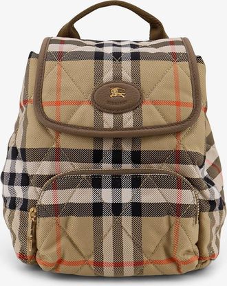 Burberry Zaino Horseshoe in nylon con motivo Check - BURBERRY - gender_Woman