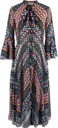 Temperley London Multicoloured Button Down Shirt Dress Size XS