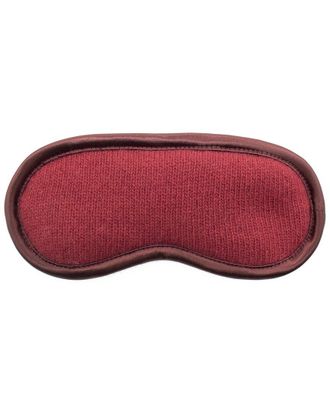 Portolano Knitted Eye Mask With Satin Piping