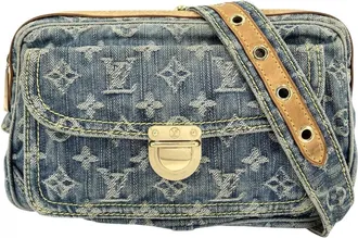 Louis Vuitton Monogram Denim Blue Monogram Denim Fanny Pack (Pre-Owned)