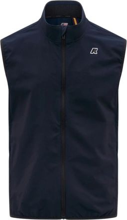 K-Way Flaner Travel Fleece Vest - Heren - Bodywarmers - Blauw - XL - Polyester - Jassen