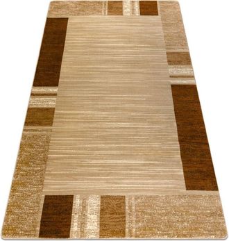 RugsX Rugsx - Carpet royal FB23 Frame - beige / cream beige 150x230 cm