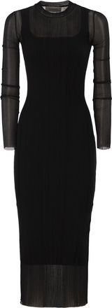Sportmax Sportmax Spxcaro Kurzarmkleid aus Stretch-Viskose