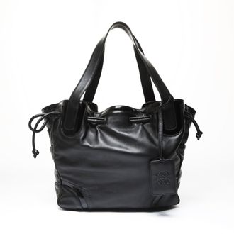 Loewe Black Leather Tote Bag (Pre-Owned)