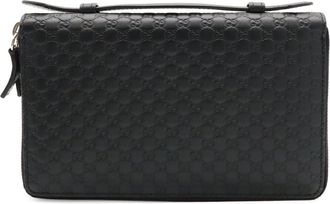 Gucci Black Leather Clutch Bag (Pre-Owned)