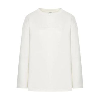 Max Mara Mujer, Sudaderas, Blanco, Talla: S