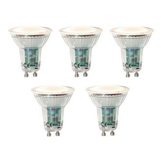 LUEDD Luedd - Juego De 5 Bombillas Led Gu10 Con Sensor Crepuscular 3w 200 Lm 2700k