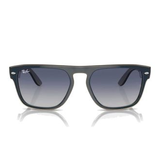 Ray-Ban Sunglasses, unisex, Gray, 57 MM, Rb4407 Sunglasses Blue-Grey Gradient