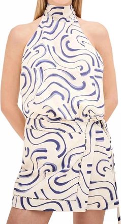 Alexis Womens Sirenza Dress In Blue Wave