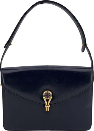 Gucci Black Leather Shoulder Bag (Authentic Pre-Loved)