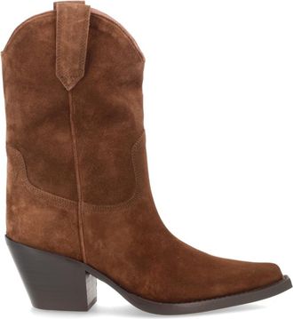 PARIS TEXAS Brown Suede Boots