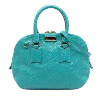 Burberry Pre-owned Handbags, female, Blue, Size: ONE SIZE Pre-owned The Orchard Handbag